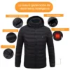Campera 3XL con Calefacción USB