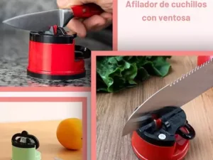 Afilador de Cuchillos con Ventosa